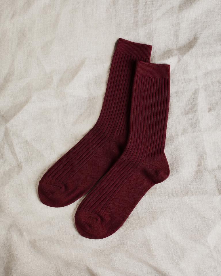 Nordhavn Classic Rib Sock, unisex refined ribbed sock